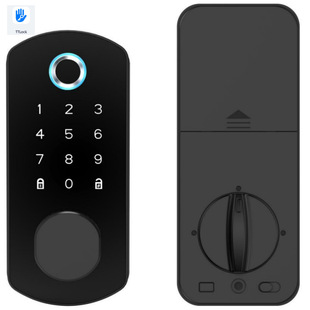 Cross-Border Exclusive for European and American Household Tongtong Smart Lock Ttlock Fingerprint Lock Digital Password Lock Single Tongue Export Smart