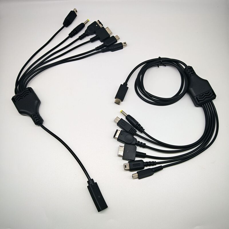 Game console PD/TYPE-C/USB TO SP/3DS/NDSL/WII U/PSP/PSV six-in-one charging cable