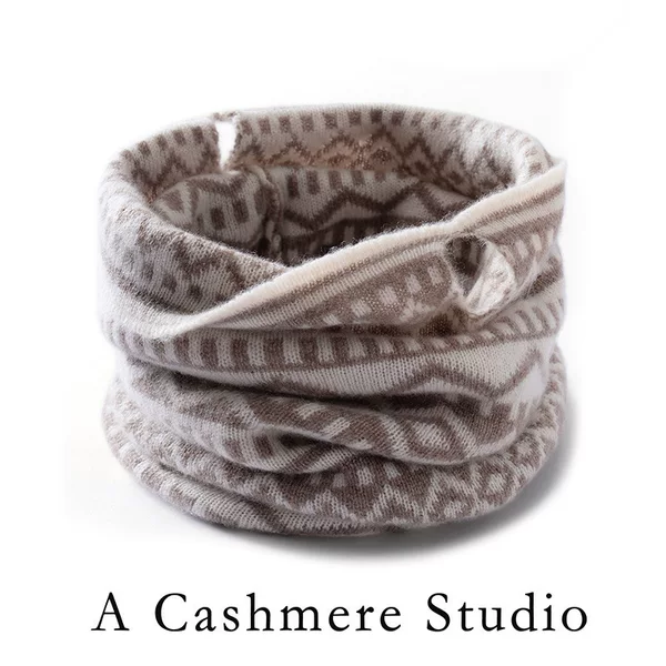 Manufacturer wholesale cashmere cross-border autumn and winter new windproof face mask, full-face protection, cycling, warm, thickened, ear-loop small scarf