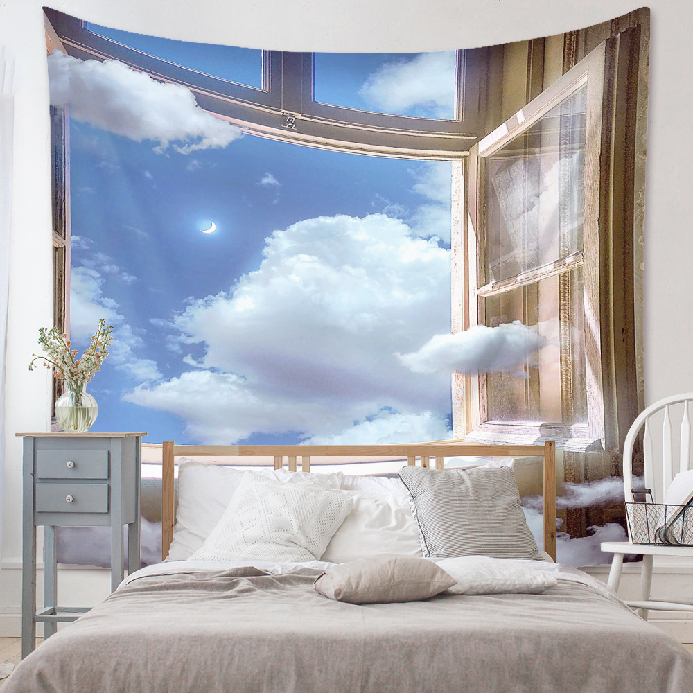 Fashion Window Scenery Painting Decoration Tapestry Wholesale Nihaojewelry display picture 1