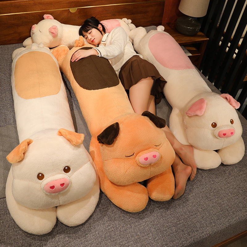Pig Doll Pillow Boys and Girls Bed Sleeping Doll Piggy Doll Huge Plush Toy Wholesale