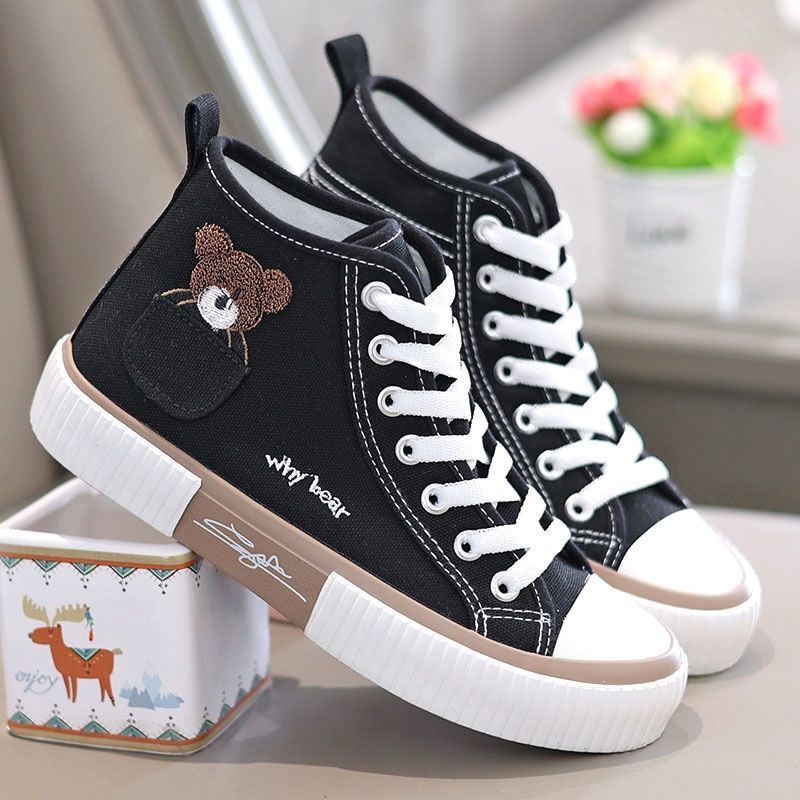 Unisex Casual Cartoon Round Toe Canvas Shoes display picture 2