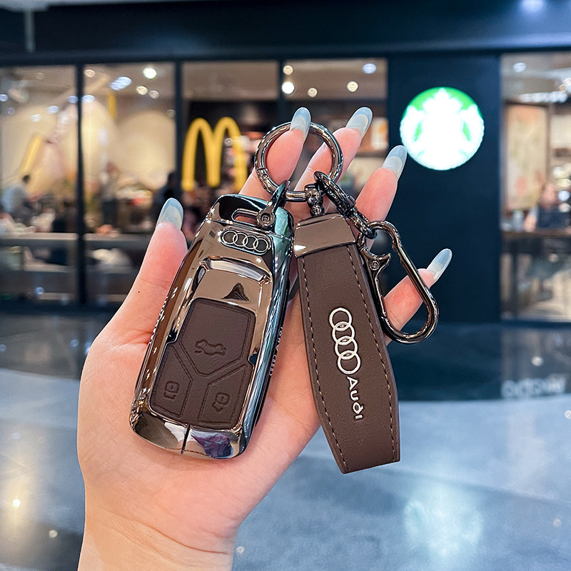 For Audi key cover new a4l/a6l/g5l/a3/g3/q21/shell a7/q4/a5/a8l high-end buckle