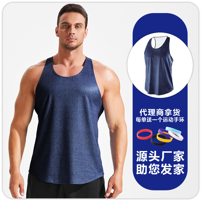 Chaleco deportivo informal holgado para hombre, camiseta sin mangas transpirable de secado rápido, camiseta para baloncesto, correr, fitness, maratón, entrenamiento