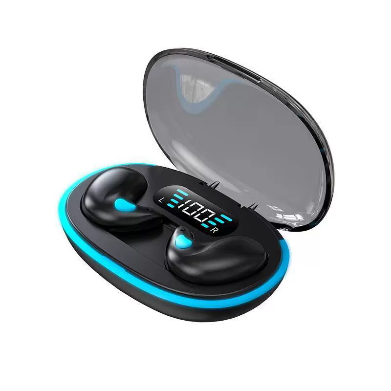 Наушники True Wireless прозрачные ультратонкие боковые вкладыши, двустороннее стерео, цифровой дисплей, TWS Bluetooth, вставные