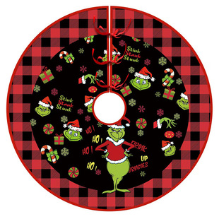New cross-border Christmas tree skirt crafts tree base suit Christmas supplies decoration tree skirt
