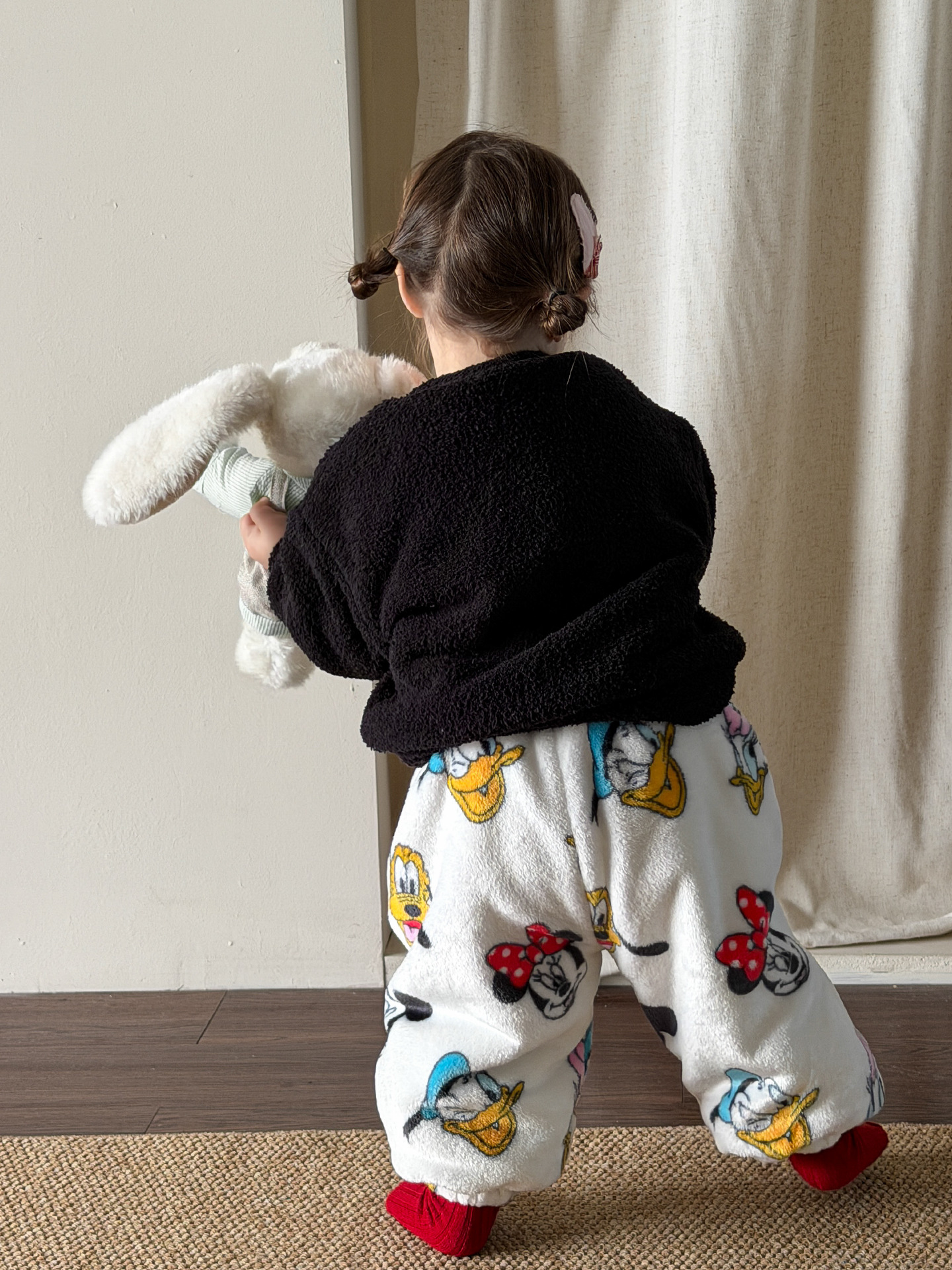 Sugar Pear ropa infantil pijamas de invierno para niños 2025 franela niñas ropa de hogar conjunto de ropa de terciaria ropa de bebé
