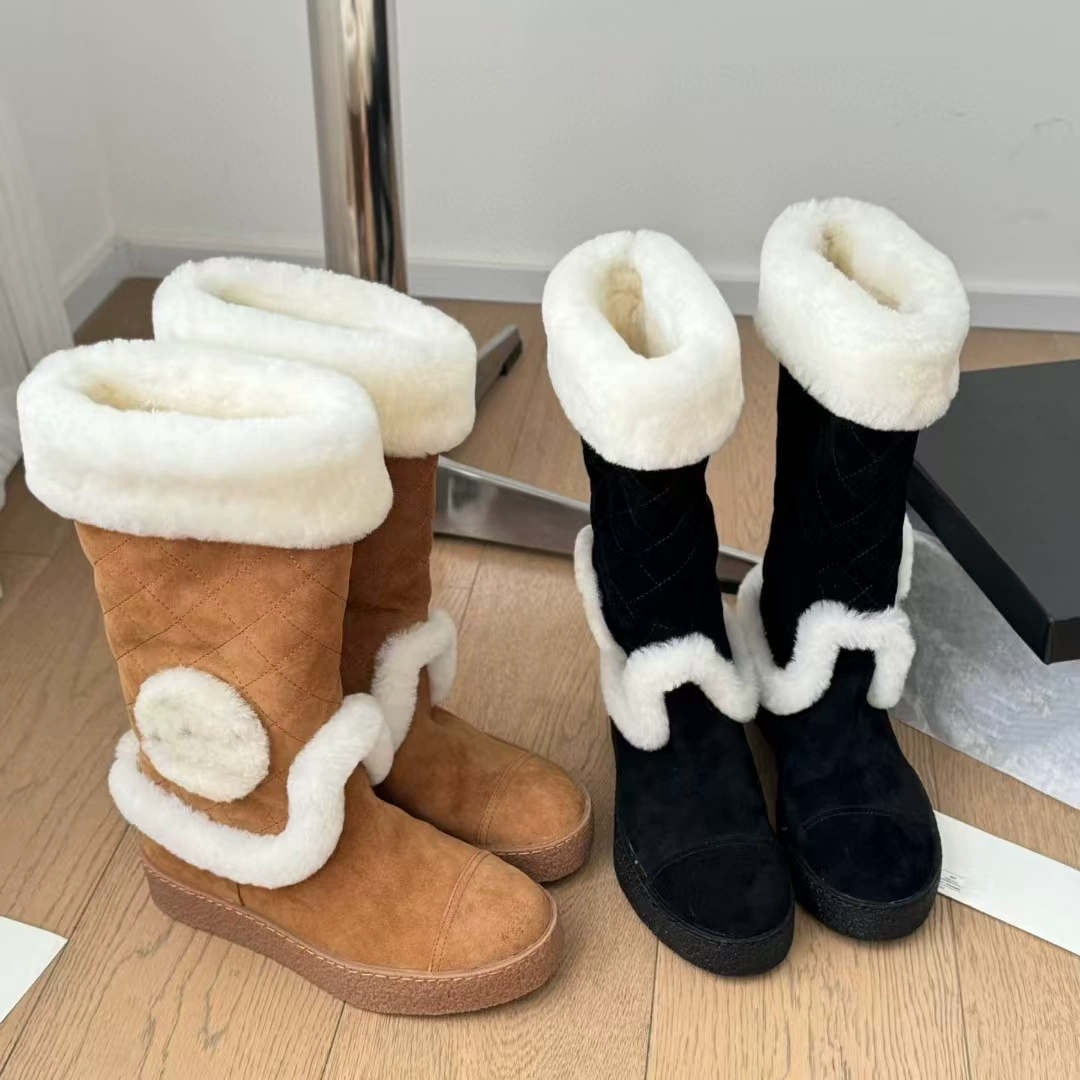 Высококачественный 2024 маленький ароматный ветер зимняя овечья меха