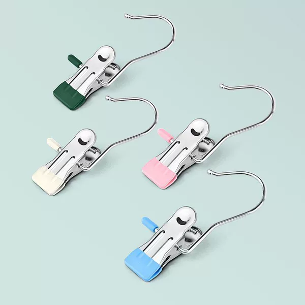 3-character plastic-impregnated multifunctional clip (random color)