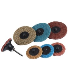 曼沙锐转聚尼龙砂碟螺旋碟片纽扣轮百洁布砂轮片抛光片快换片