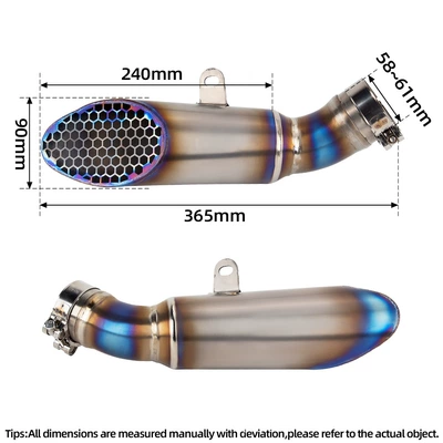 Alloy Integrated Mid-Tail – Motorcycle exhaust pipe