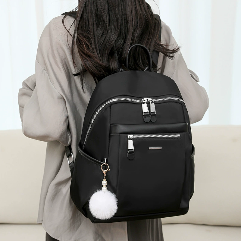 Backpack Waterproof Student Travel Bag, Lightweight Elementary School Backpack with Pendant