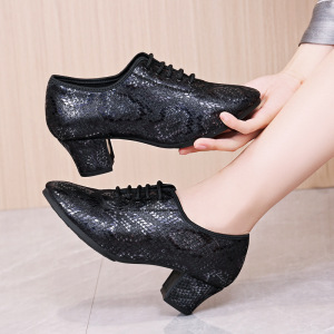 Women's latin Shoes with rubber soles for modern dance shoes outdoor square dance dance shoes modern dance sailors