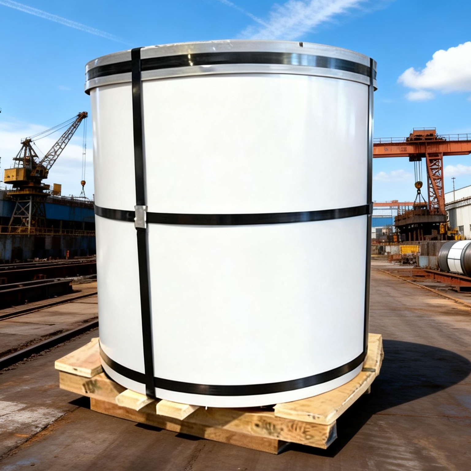 供应TDC51D+Z PE聚酯HDP高耐候SMP硅改PVDF氟碳彩涂宝钢亮橙色