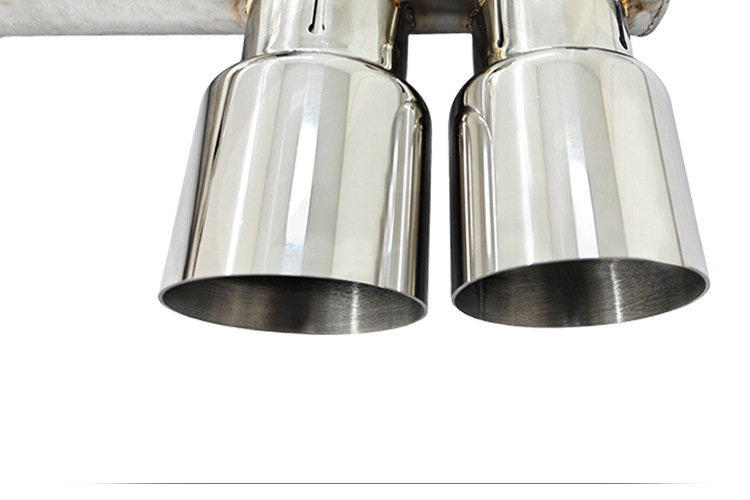 Suitable for 04-06 Bmw E46M3 Stainless Steel Exhaust Pipe with Valve, Mid-Section and Tail-Section Cat-Back Muffler Tailpipe