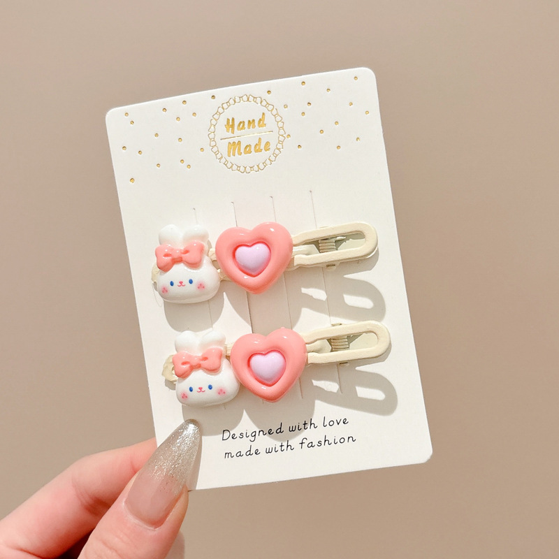 Horquilla de estrella amarilla dulce y linda, clip de flequillo en la frente femenina, cabello roto en el costado, clip de pico de pato, tocado