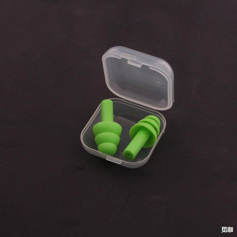 无线隔音耳塞防噪音睡觉耳塞硅胶圣诞树型套装游泳装用品成人耳塞