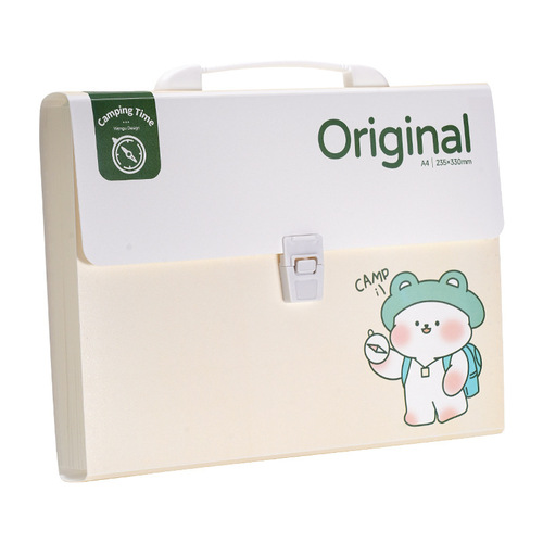 A4 Folder Exam Collection Bag Multi-layer Transparent Insert High School Junior High School Student Archive Exam Paper Holder Document Classifier