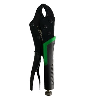 Rilong pliers welding fixed pliers 10-inch round mouth pliers plastic spraying pliers non-slip plastic handle sealing pliers