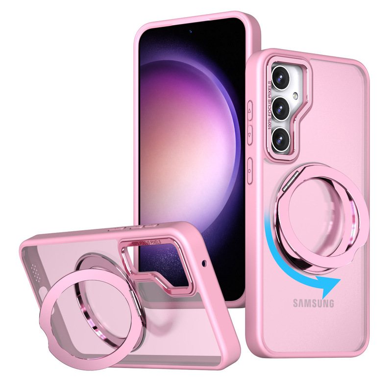 For Samsung S24ultra Phone Case S23FE Magnetic 360 Rotating Bracket S22plus Drop-proof Protective Cover For Samsung S24ultra Phone Case S23FE Magnetic 360 Rotating Bracket S22plus Drop-proof Protective Cover