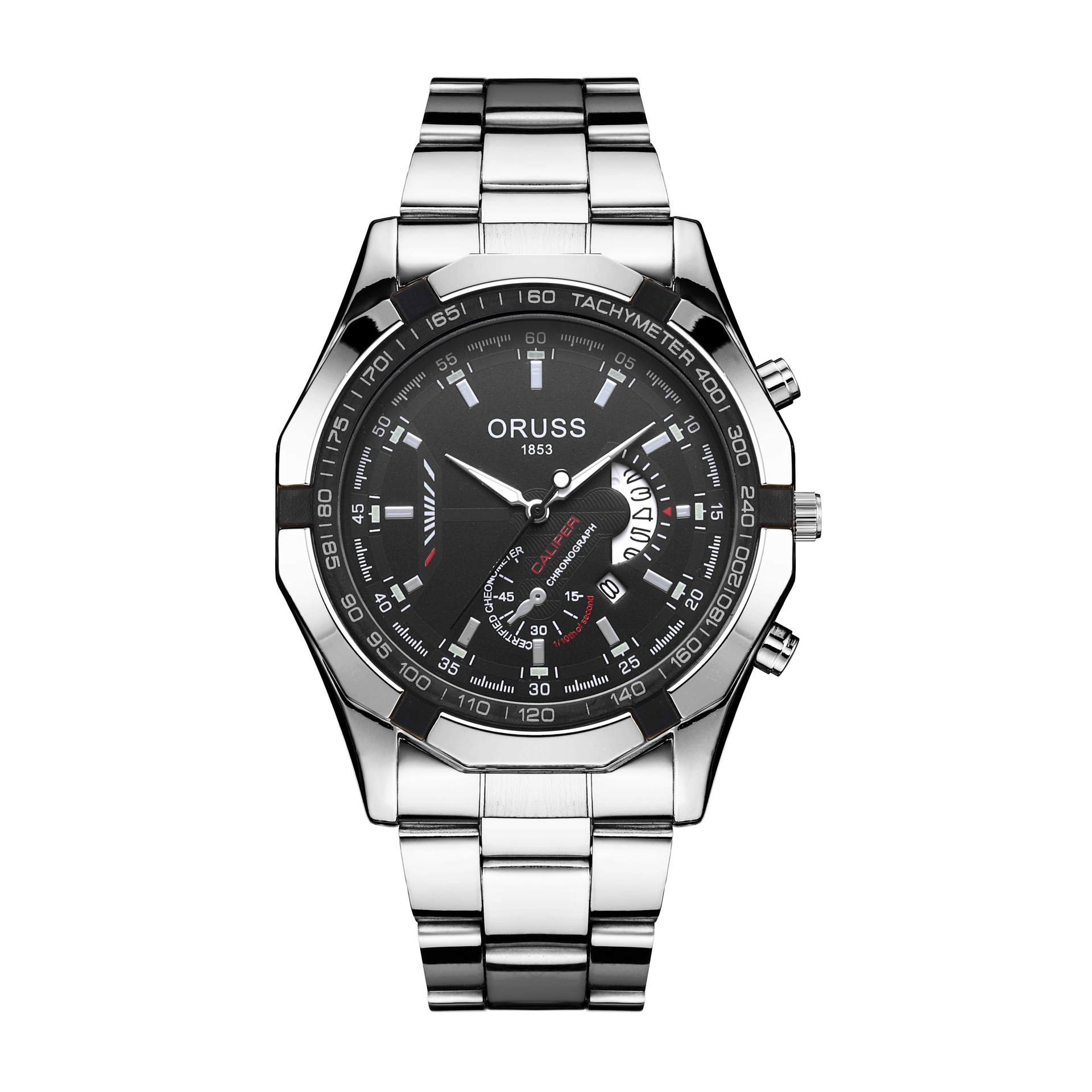 Men's Quartz Chronograph Watch Waterproof Trendy Calendar Dial_voghion.com