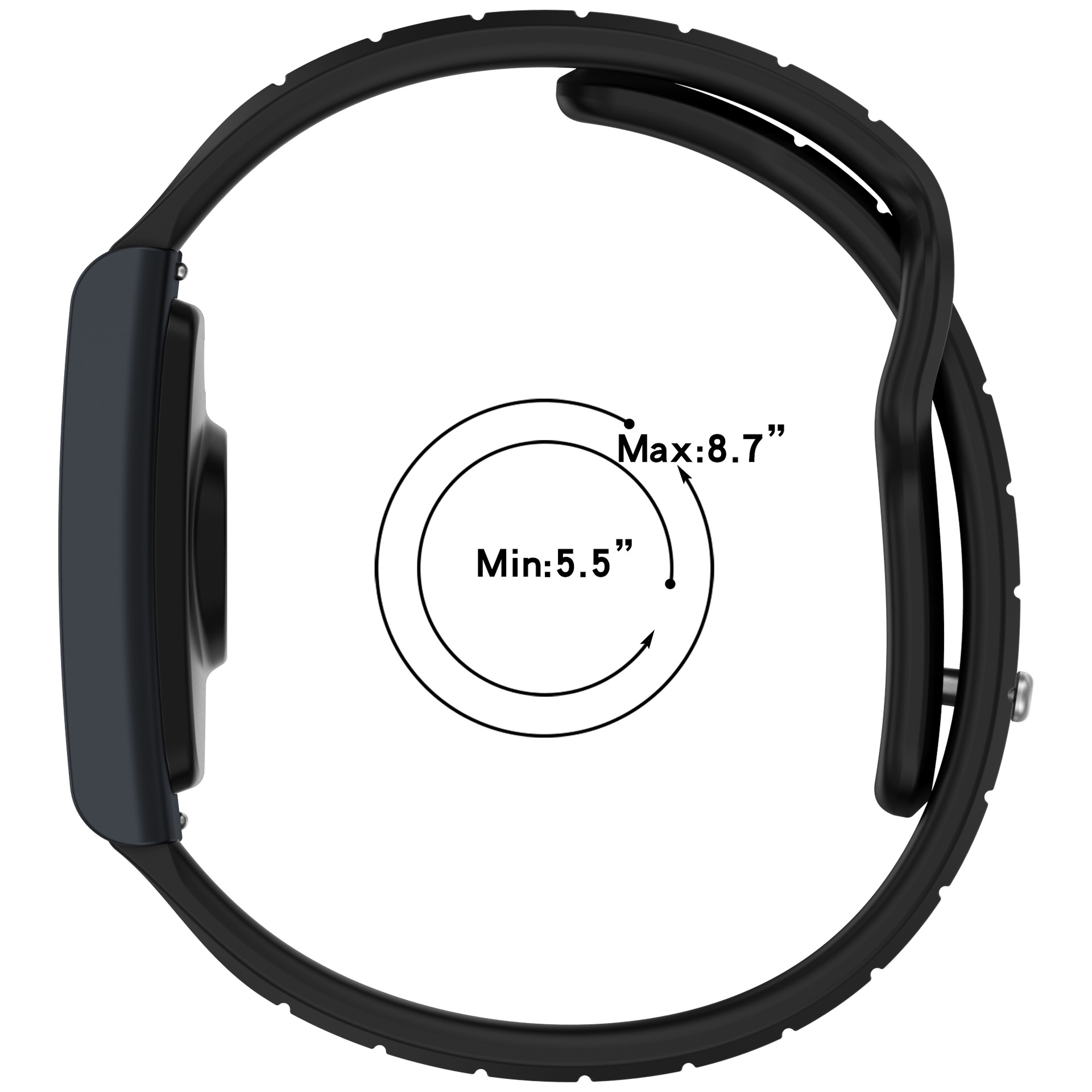 Suitable for Huami Amazfit Helio Strap silicone strap Active20/22MM horizontal two-color wrist strap 2