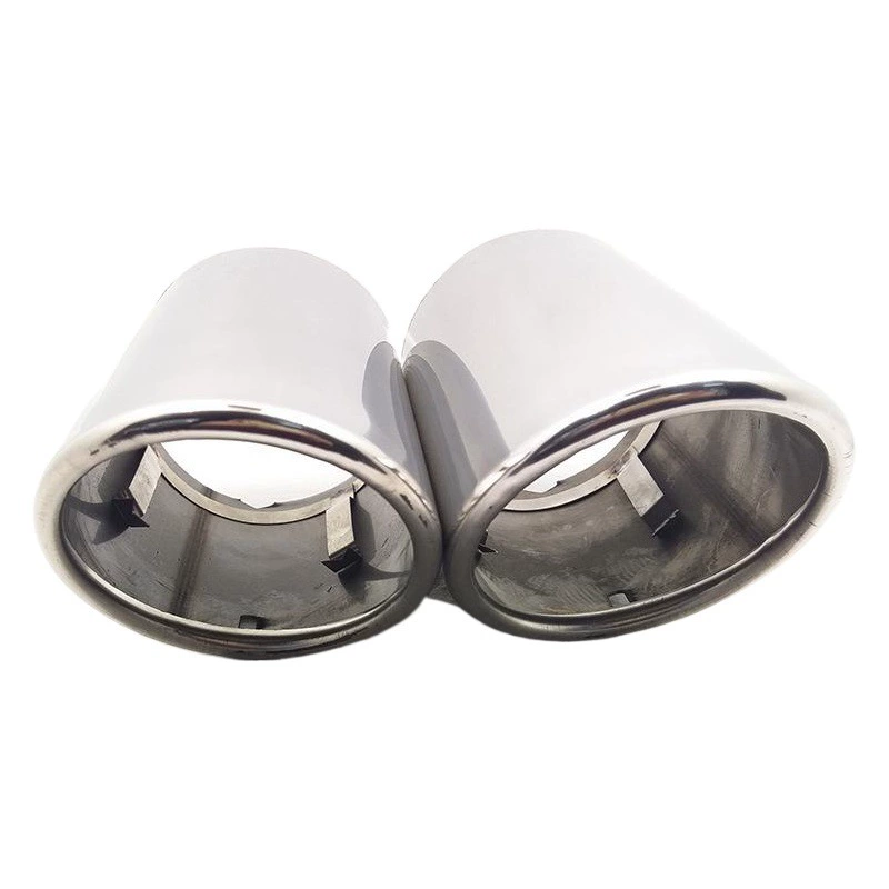 Подходит для Audi Q7 09- 15 3,0 рабочий объем автомобиля декоративная выхлопная труба автомобиля из нержавеющей стали ярко-серебристый хвостовой горло