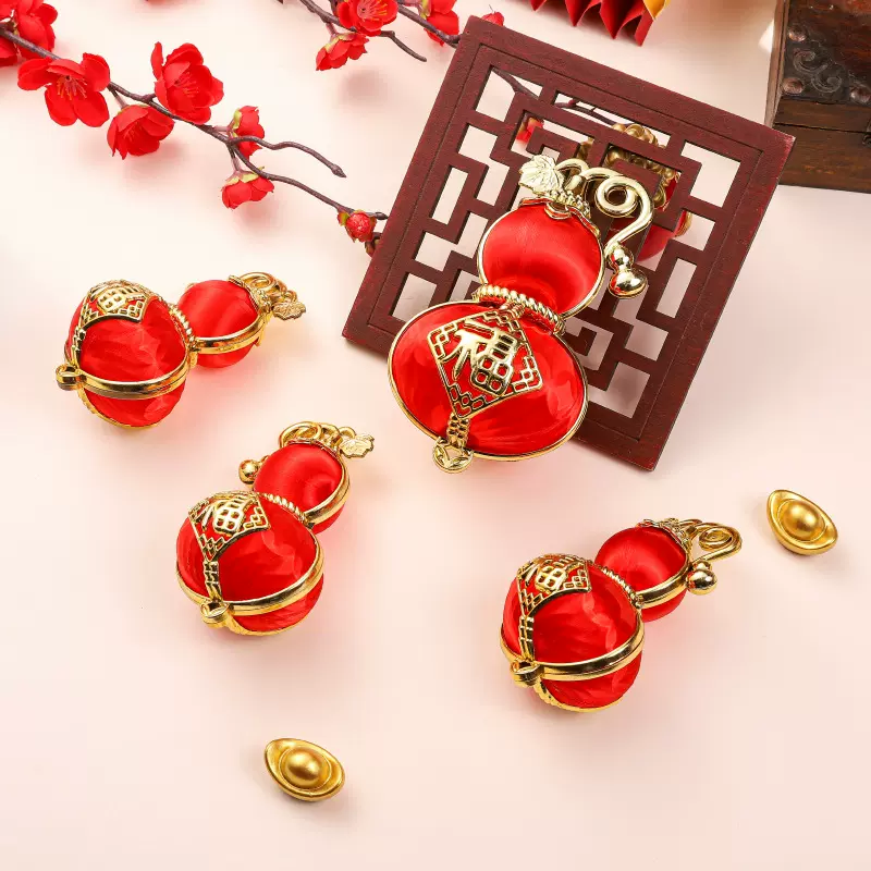 蛇年新款葫芦DIY挂件手工饰品喜庆配件过年家用商用灯笼挂件批发