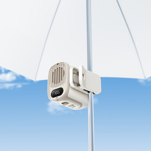 Turbo Portable High-Power Clip-on Waist Fan for Outdoor Use