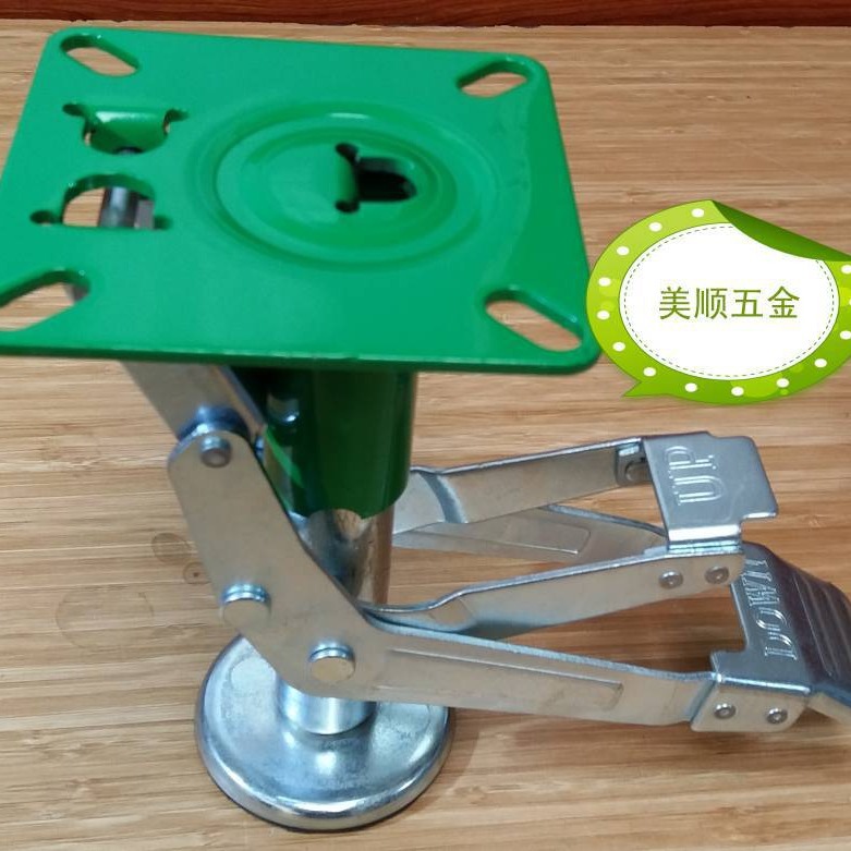 直供加厚款美顺4系列8寸日式顶高器日式地刹器汽车支撑调整架脚轮