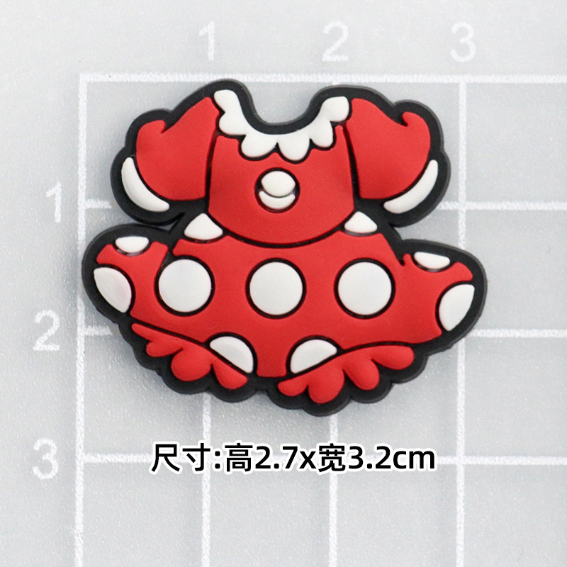 大小ミッキーミニーミッキーマウス DIY 漫画装飾アクセサリー携帯電話ケースパッチ下駄スリッパバックルステッカー|undefined