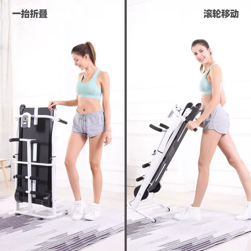 Folding stepper, small equipment for gym, for running