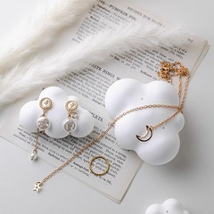 ins cloud shape jewelry earrings earrings photography jewelry photography photo props background decoration ornaments