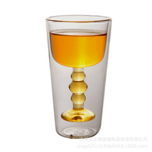 厂家现货手工双层玻璃杯土耳其红茶家用水杯玻璃杯子创意冲茶杯
