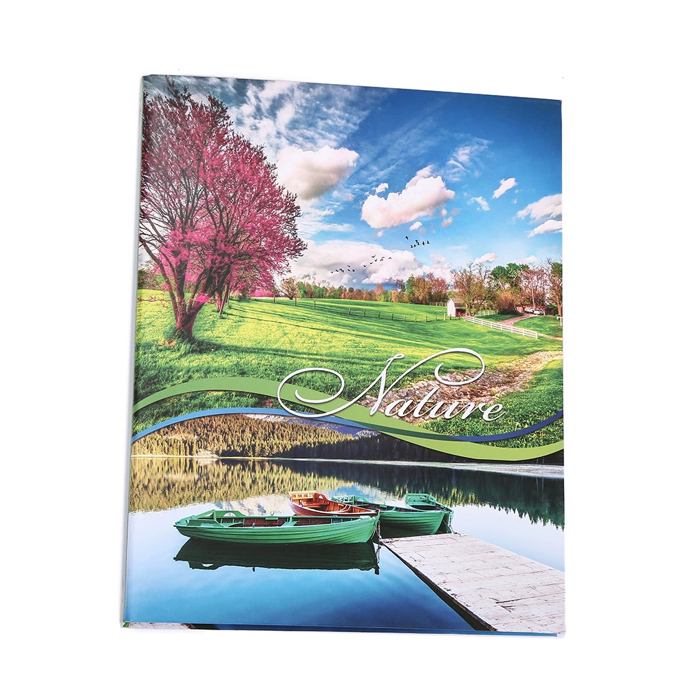 Exotic scenery folder a4 loose-leaf paper two-hole, three-hole, four-hole folder office organizing file folder