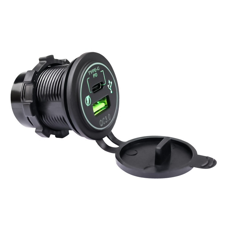 TYPE-C+QC3.0 Fast Car Charger High Current