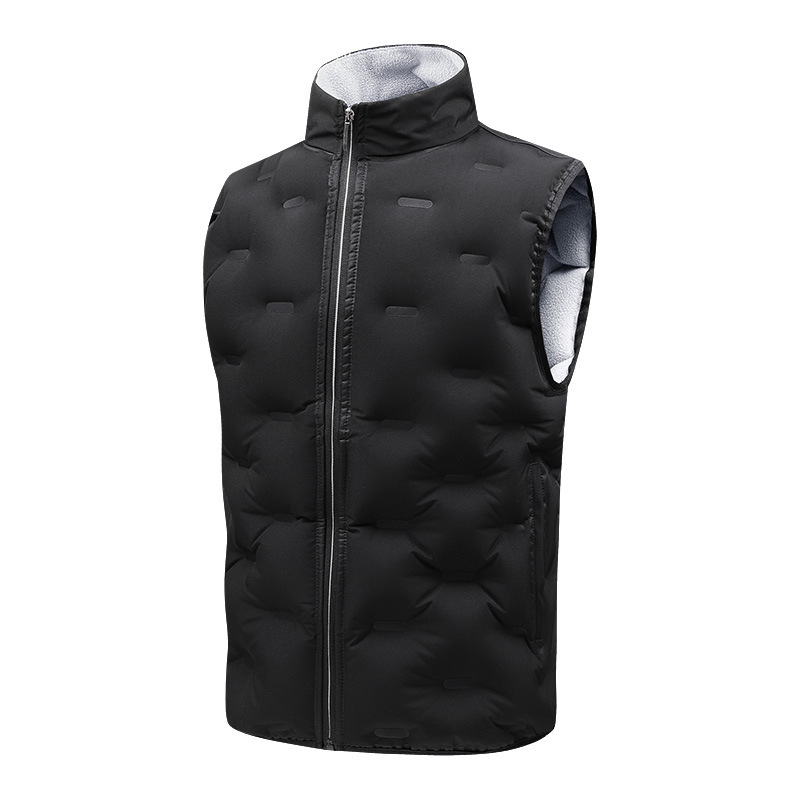 Cross-border trend air vest cold-proof inflatable vest portable inflatable jacket winter warm blowing vest manufacturers
