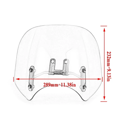 Applicable to Honda: Motorcycle front windshield