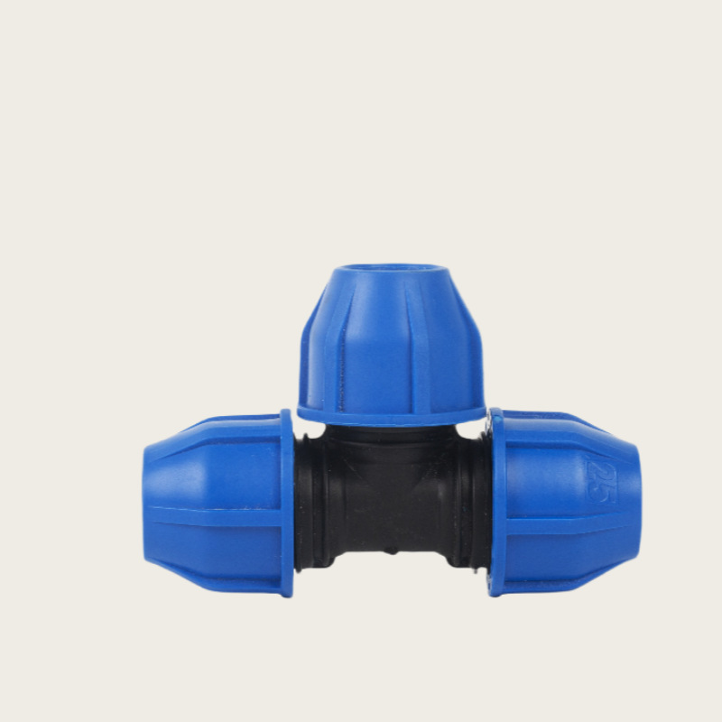 Peパイプクイック三方t 20 25 32 40 50 63 75ホットメルトなし高速三方水道部品4点|undefined