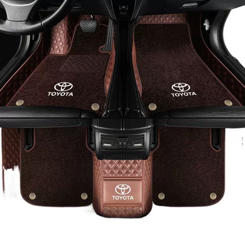 Подходят для водительских и передних пассажирских ковриков Toyota Camry Corolla RAV4 Rongfang Asian Dragon Viagra Ruizhi ограждение полностью окруженный коврик для ног в автомобиле