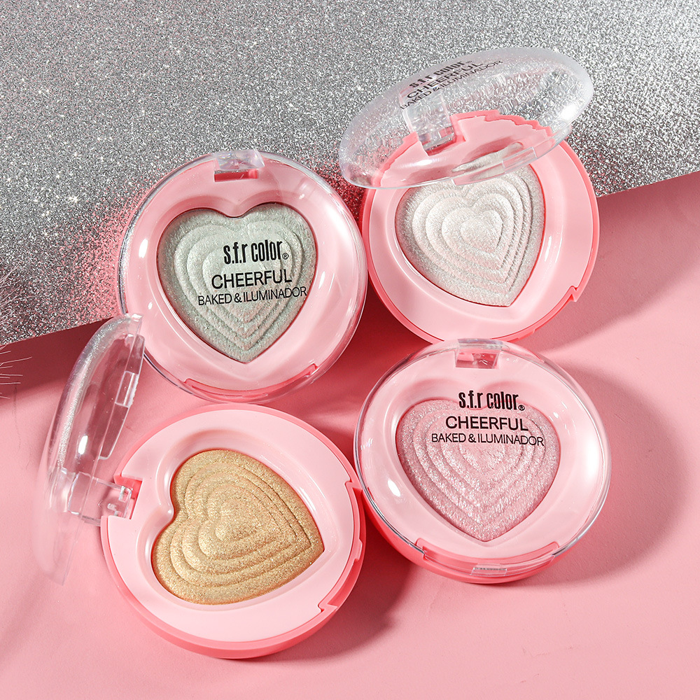 s.f.r color comercio exterior para brillo natural brillante contorno facial estereoscópico amor polvo de horneado resaltado