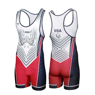Wrestling Suit Wrestling Suit One-Piece Vest Cycling Suit Men's Fitness Wrestling Suit Sweat-Absorbent Weightlifting Training Suit