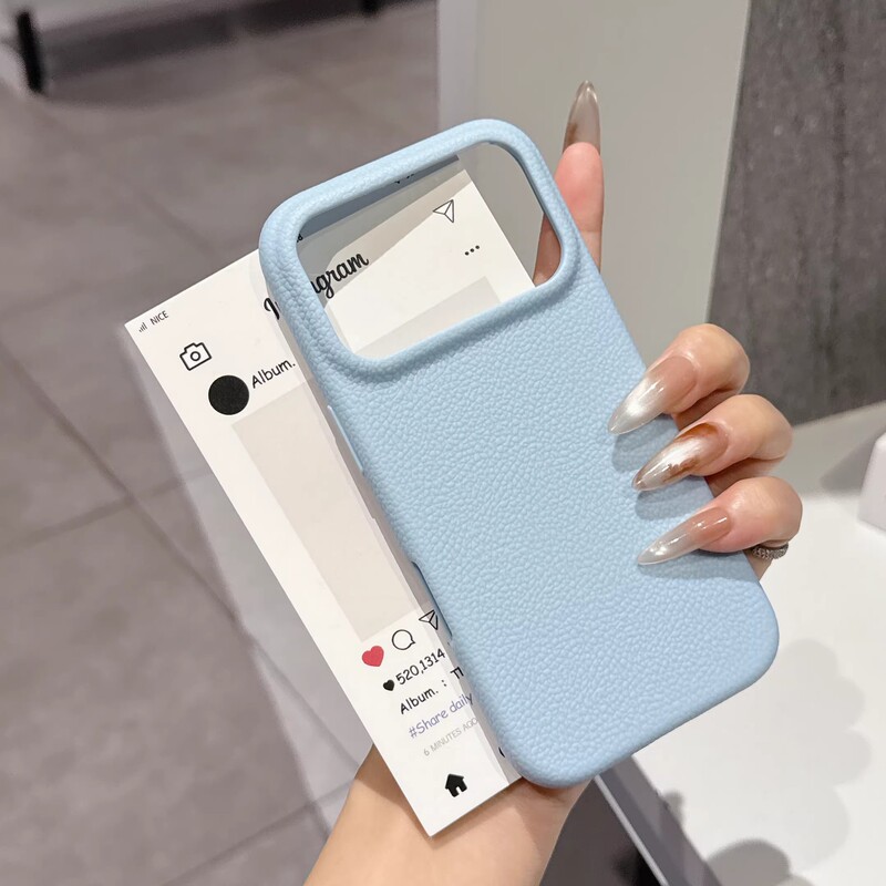 Litchi Leather Pattern Suitable for Apple iPhone 17 Phone Case, Huawei Mate 80 Soft Case, Anti-Drop Premium Protective Cover