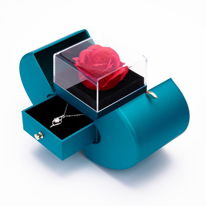 피콕 블루-비누 꽃;130*90*125mm (475g/개)