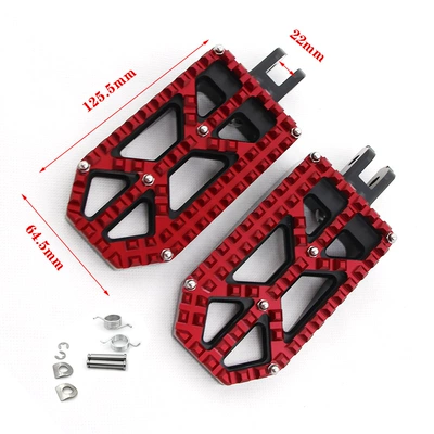 Motorcycle pedals Footrests, Front and Rear Footrests