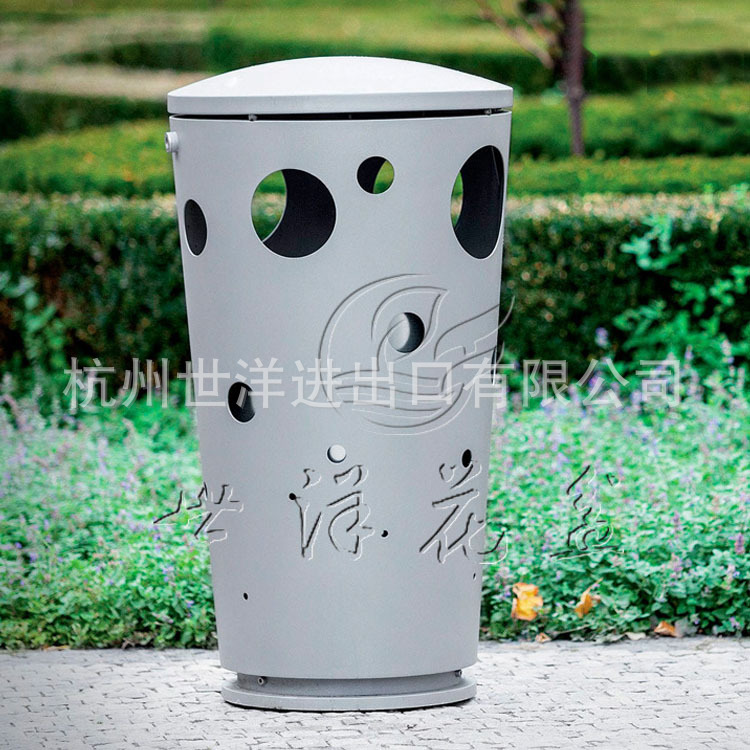 304不锈钢垃圾桶高档酒店商场写字楼垃圾桶