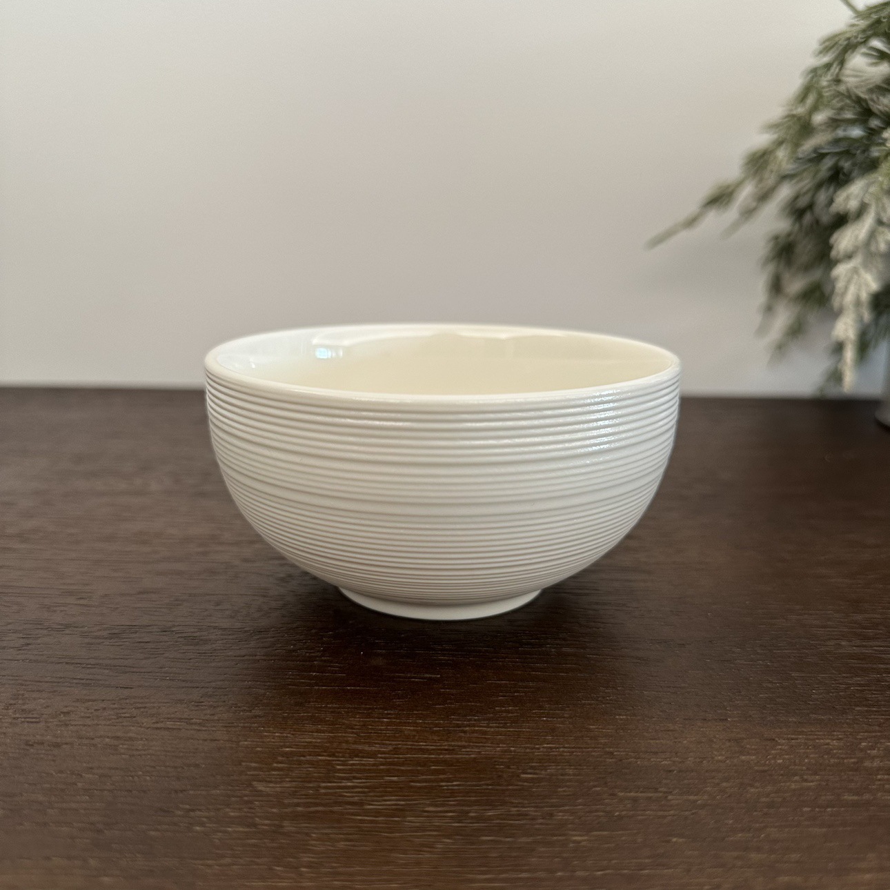 Vajilla de Cerámica lz Lu Cang (Almacén), Serie Hilo Blanco, Tazón para Cena, Tazón para Arroz, Tazón para Fideos, Pieza Individual