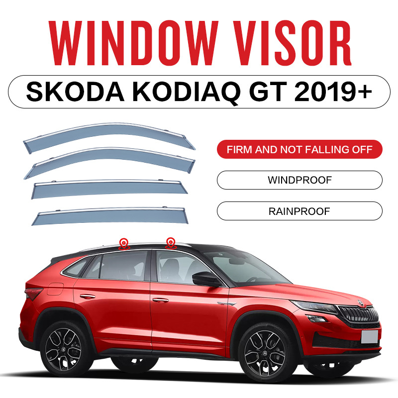 适用于斯柯达柯迪亚克GT晴雨挡侧窗导流板Kodiaq GT Window visor