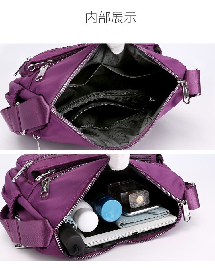 New casual single-shoulder crossbody bag, Oxford fabric bag, simple and fashionable European and American women's bag, cross-border one-piece delivery worldwide undefined