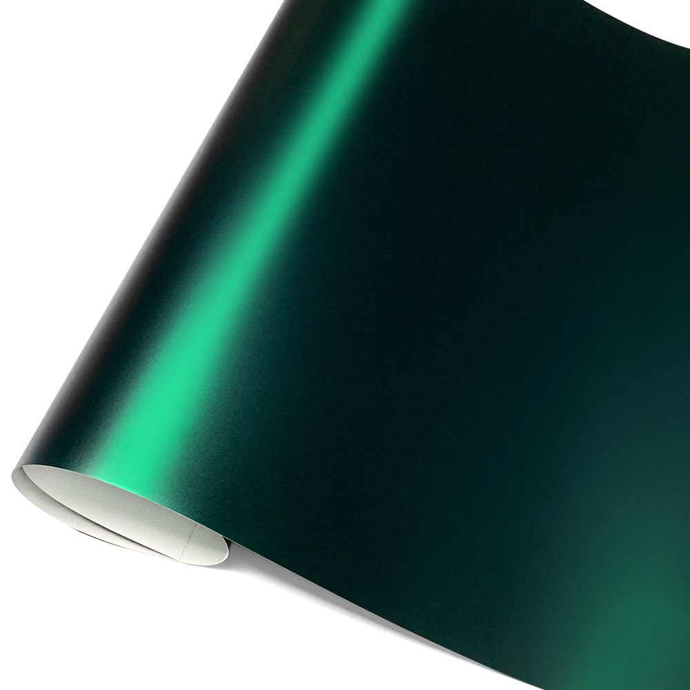 Temu's New Pet Romanee Red Venom Green Matte Color-Changing Film for Car Interior and Exterior, Electric Vehicle Stickers